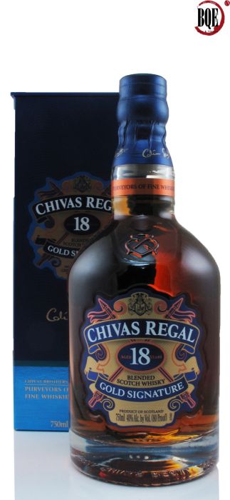 Blended Scotch Whisky 18 Year Old Gold Signature Chivas Regal